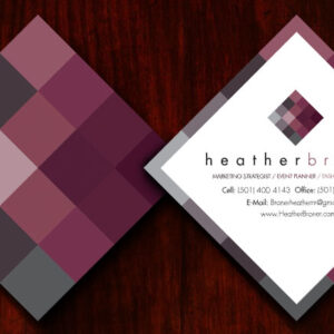 HB Brand Card Concept - Business Card Mock up