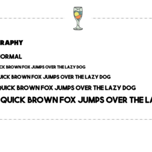 the-social-on-tap-Typography Typography Rules set for Logo future branding documentation