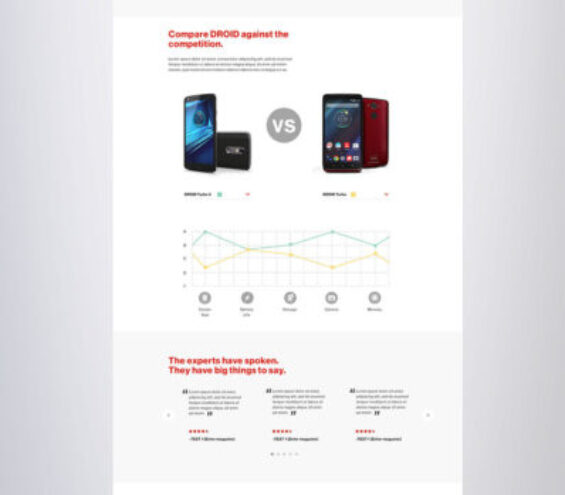 Landing Page concept Full Layout